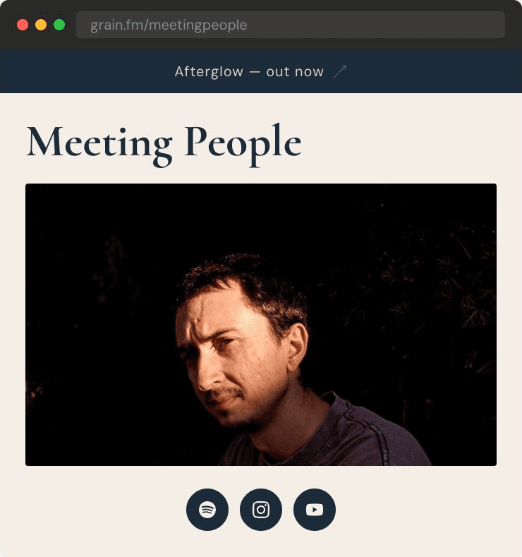 Grain artist homepage